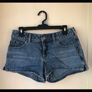 Silver Jean Shorts